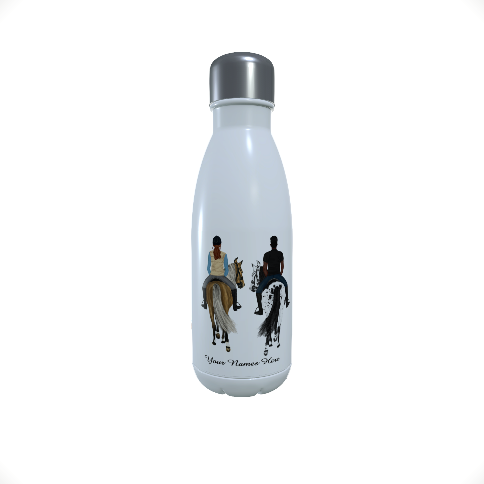 Horse Water Bottle, Personalised Thermos Bottle, Design Your Own